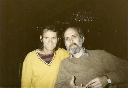 with Chet Baker on a gig on the peninsula, mid 80s , a few years before he passed